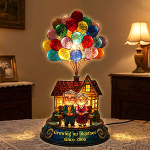 Growing Old Together Couple Light Box - Personalized Gift For Couples 05HYMG281125-Homacus