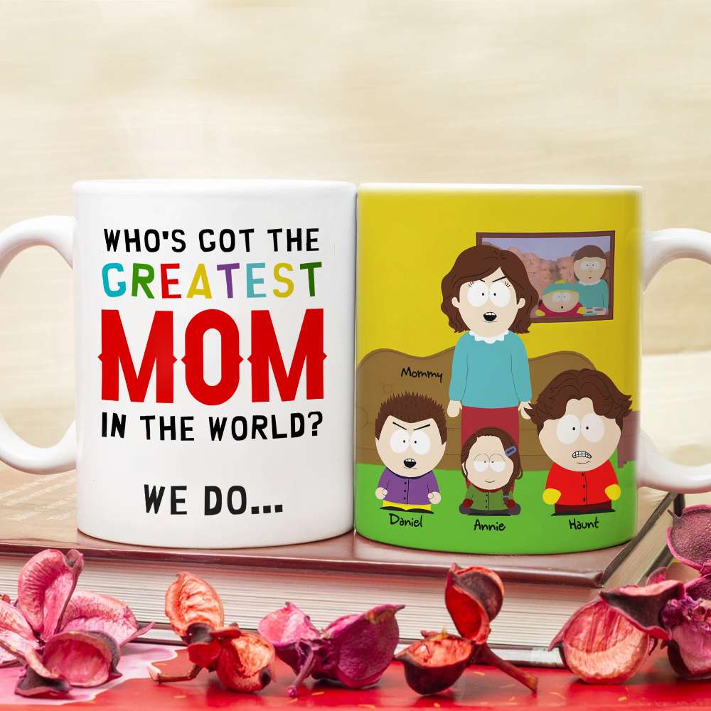 Personalized Gift For Mom Coffee Mug, The Greatest Mom In The World Mother's Day 01NALU280325HG-Homacus