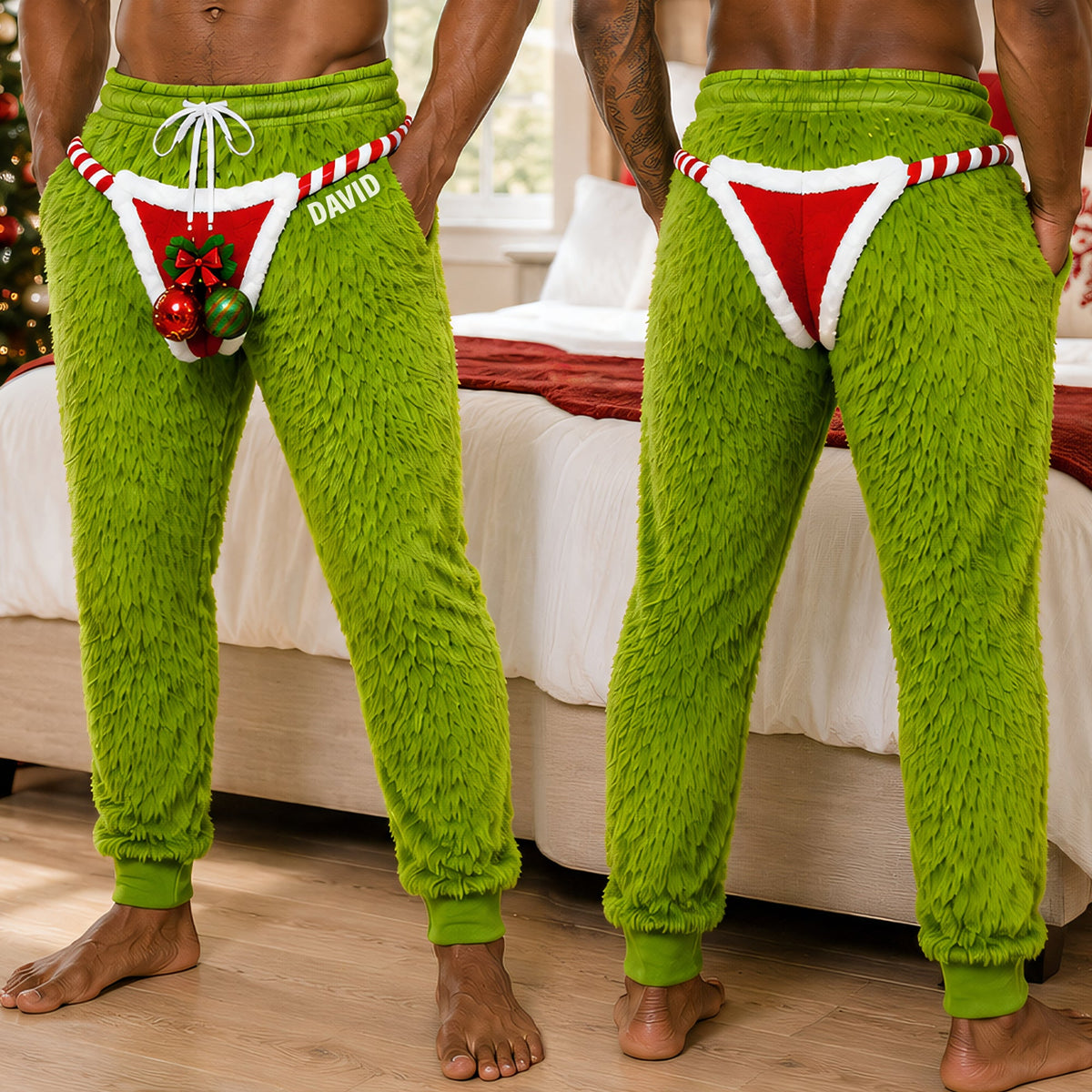 Naughty Furry Christmas Sweatpants - Personalized Gifts For Him 04tyqn290826