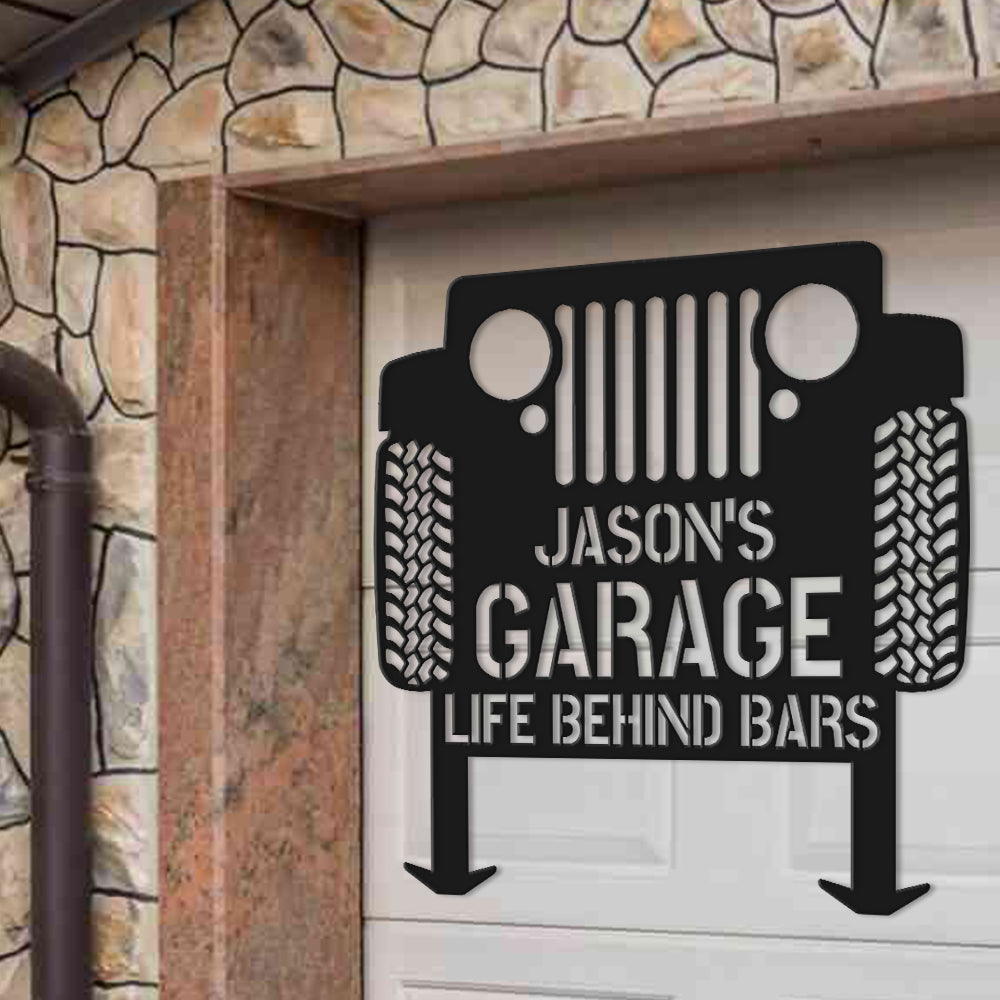 Personalized Gifts For Car Lovers Hanging Metal Sign 02HUDT270624-Homacus