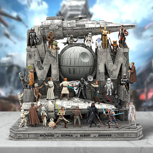 Personalized Christmas Gifts For Dad – Galaxy Acrylic Plaque 041QHQN190425-Homacus