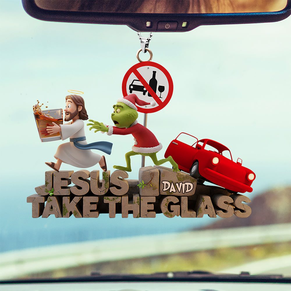 Funny Drive Save Car Ornament - Personalized Gifts For Christmas 06padt21125-Homacus