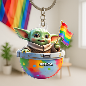 Galaxy Monster LGBT Keychain - Personalized Gifts For LGBT 04hupu280525-Homacus