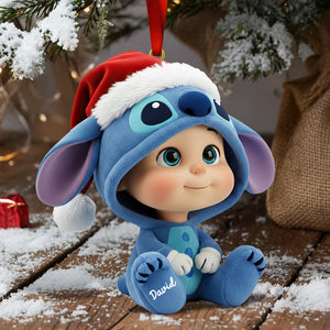 Cute Characters Acrylic Ornament - Personalized Christmas Gifts 02huqn251125-Homacus