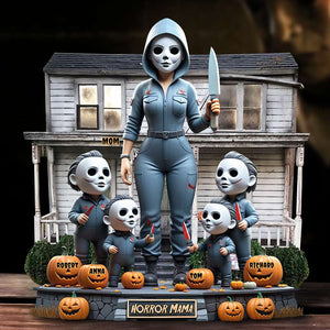 Horror Mom Slay Acrylic Plaque - Personalized Xmas Gifts For Mom 01qhdt160425-Homacus