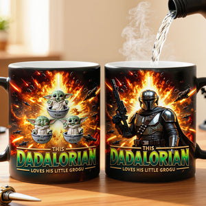 Warrior Dad And Kids Magic Coffee Mug - Personalized Gifts For Dad 03TODT220526-Homacus