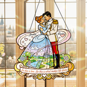 Dancing Couple Suncatcher Ornament - Personalized Gifts For Couple 02kita281125-Homacus