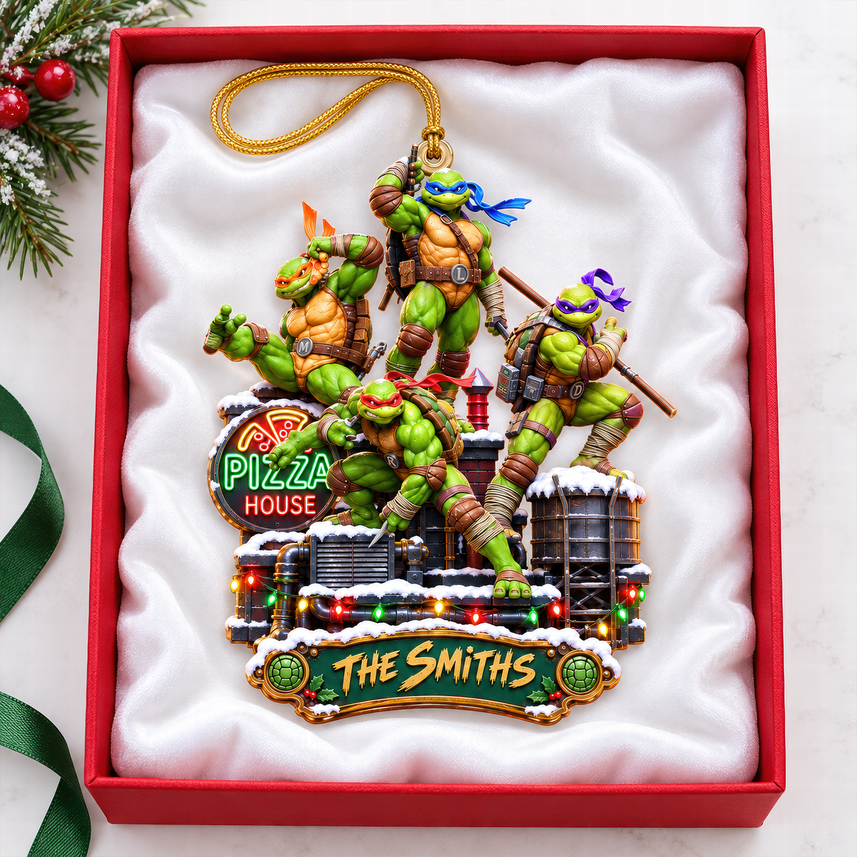 Fearless Hero Squad Ornament - Personalized Gift For Family 02TTQN081026-Homacus