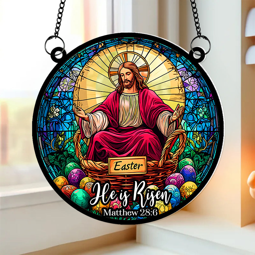 Jesus Easter's Day Gifts Suncatcher Ornament 02XQLU060125 Easter Gifts-Homacus