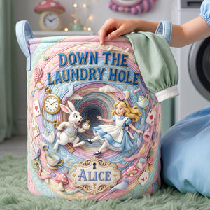 Fantastical Journey Quilted Laundry Basket - Personalized Gifts 04hata090726-Homacus