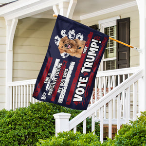Personalized Gifts For Dog Lovers House Flag, Pawsitive Future 03KAMH110724-Homacus