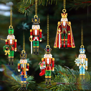 Personalized Gifts For Christmas, Nutcracker Custom Shape Acrylic Ornament 03pgmg300825-Homacus