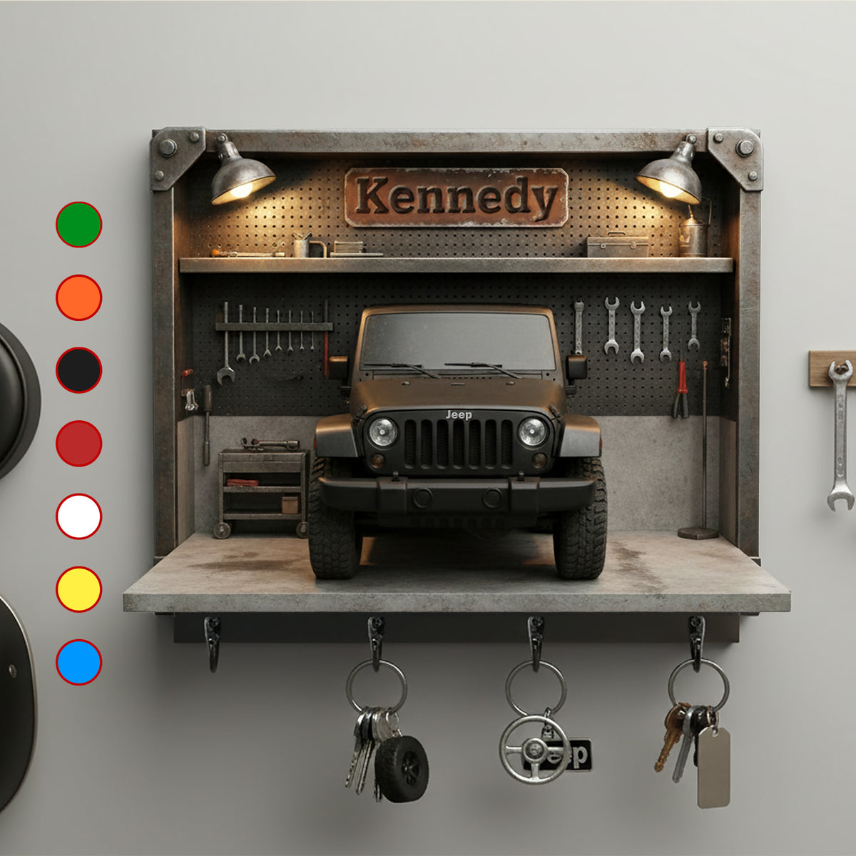 Off-Road Car Acrylic Key Hanger - Personalized Gifts For Off-Road Car Lovers 03kimg181225-Homacus