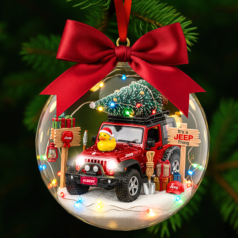 Personalized Gifts For Car Lovers Christmas Ornament 03hyqn011025-Homacus