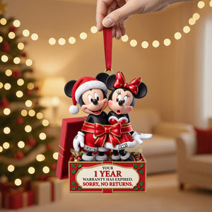 No Returns Christmas Ornament - Personalized Funny Gifts For Couple 05natn170926-Homacus