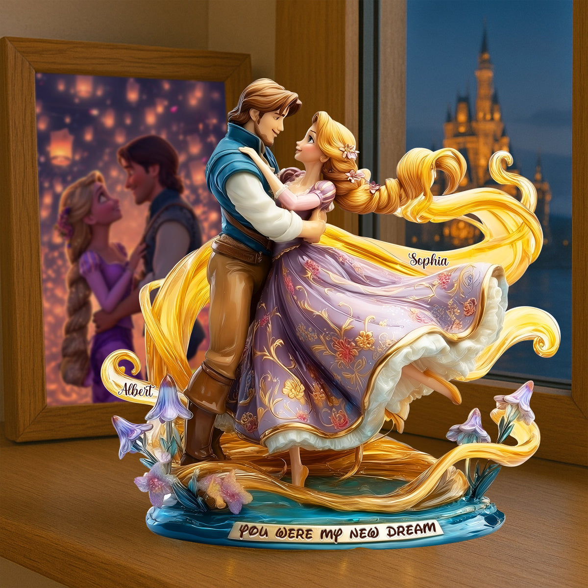 Romantic Couple Acrylic Plaque - Personalized Gifts For Couple 02TGLU060525-Homacus