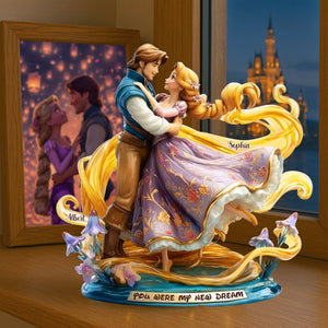 Romantic Couple Acrylic Plaque - Personalized Gifts For Couple 02TGLU060525-Homacus