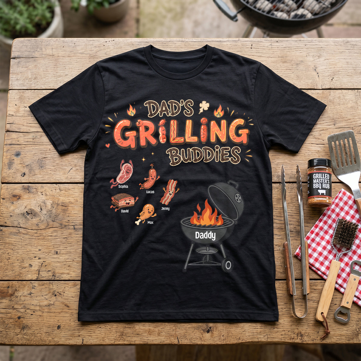 Fun Diving Into Dad Grill Shirt - Personalized Gifts For Grilling Dads 02QHTN270526-Homacus