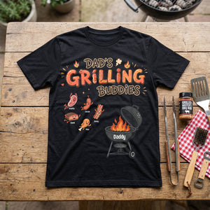 Fun Diving Into Dad Grill Shirt - Personalized Gifts For Grilling Dads 02QHTN270526-Homacus