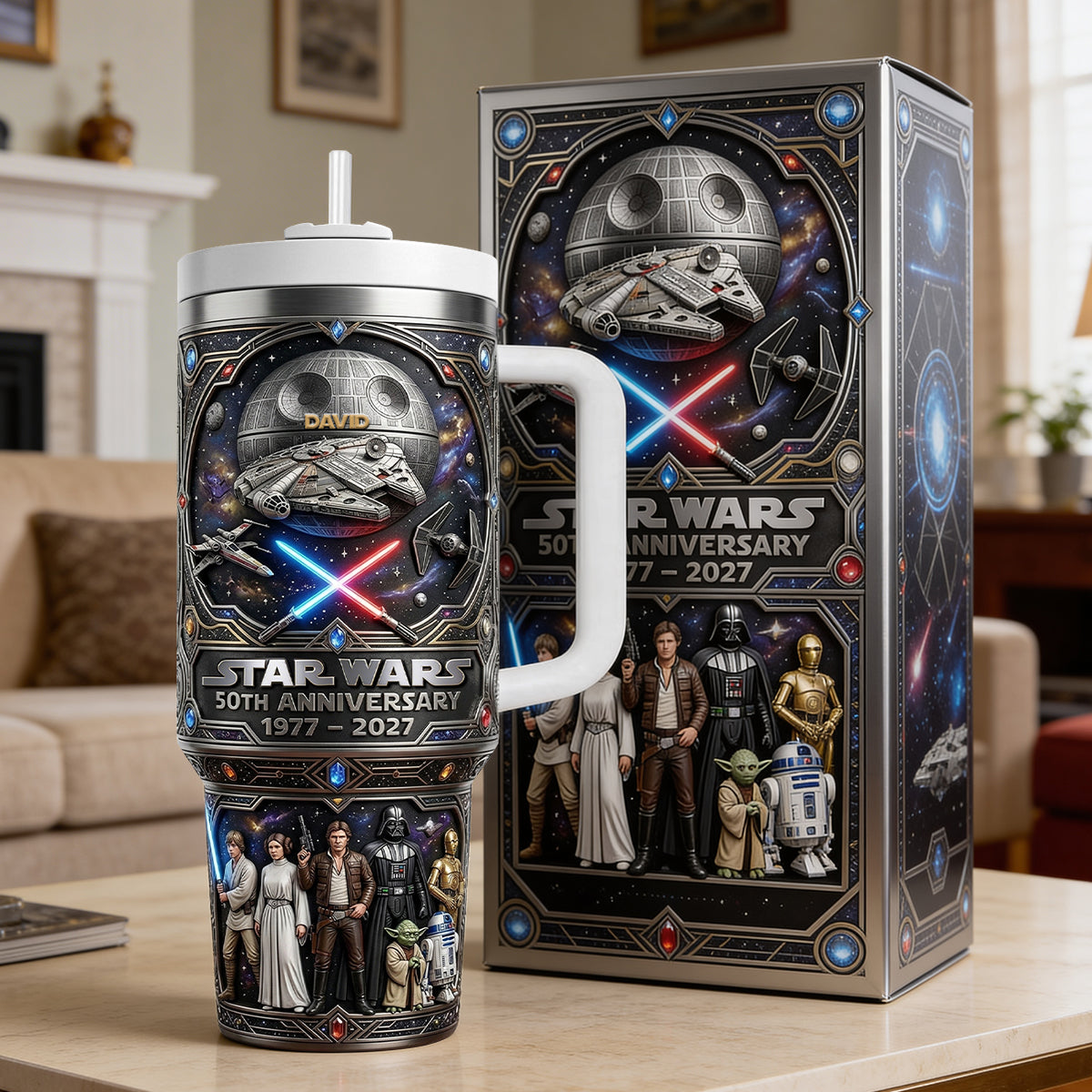 50th Anniversary Cosmic 40oz Tumbler - Personalized Gifts For Cosmic Lovers 03natn090326-Homacus