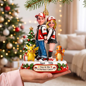 Perfect Match Acrylic Ornament, Personalized Gifts For Couple 06qhqn280826-Homacus