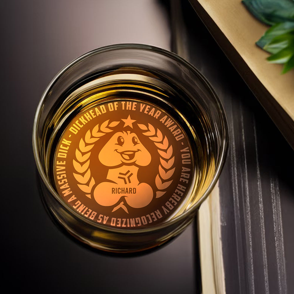 Personalized Gifts For Him Engraved Whiskey Glass, Year Award 02acqn230724-Homacus