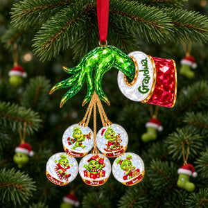 Furry Mischief Family Acrylic Ornament - Personalized Christmas Gifts For Family 07tylu290926