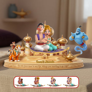 Fairy Tale Couple Acrylic Plaque - Personalized Gifts For Couples 04kimg101225-Homacus