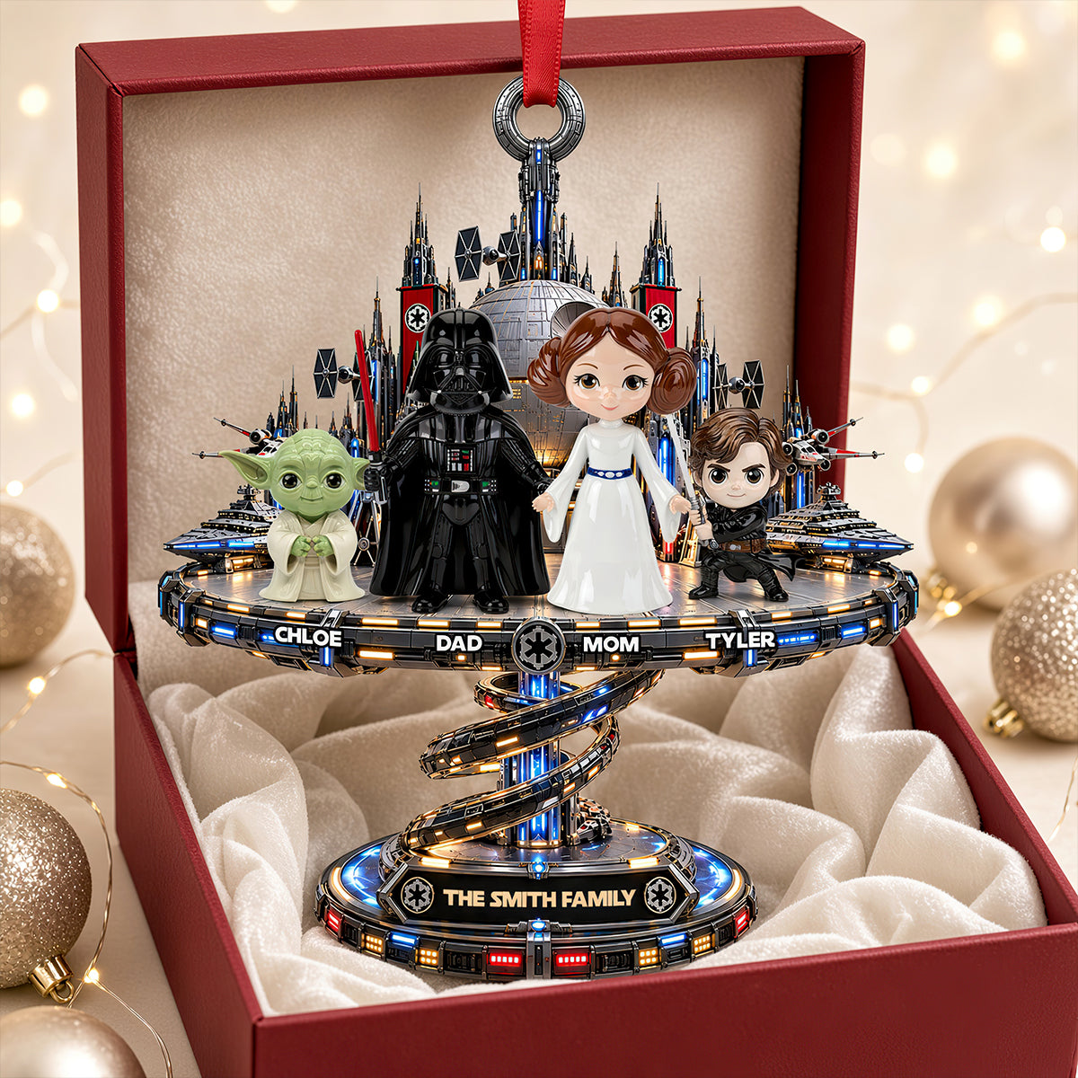 Our Galactic Family Christmas Ornament - Personalized Gifts For Family 05ohdt131026-Homacus