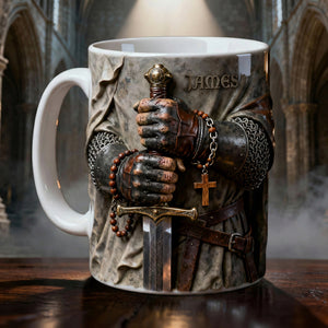 Faithful Templar Knight Coffee Mug, Personalized Gifts For Christians 05qhlu280126-Homacus