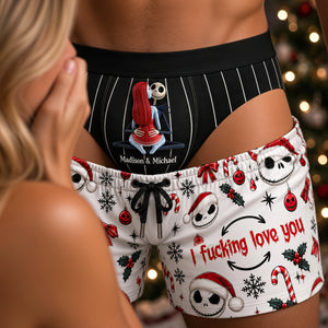 Dark Romance Couple Men's Boxers - Personalized Gifts For Couple 02ohdt121026-Homacus