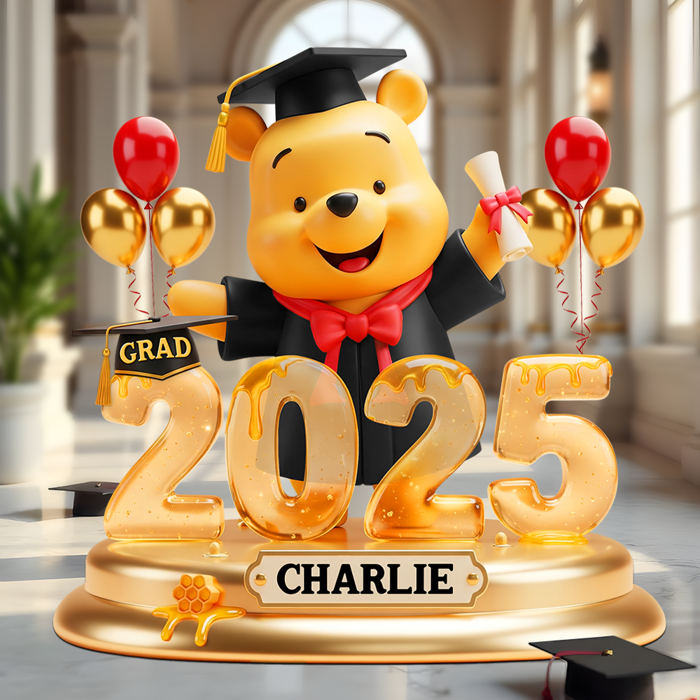 Bear Graduation Plaque - Personalized Gifts For Graduates 04napu220525-Homacus