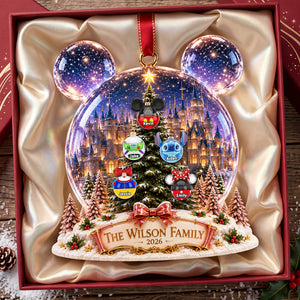Magical Christmas Family Bubble Ornament - Personalized Gifts For Family 02NATA200826-Homacus