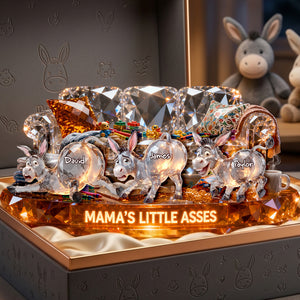 Mama's Little Donkey Light Box Personalized Gifts For Mom 01OHLU300326-Homacus