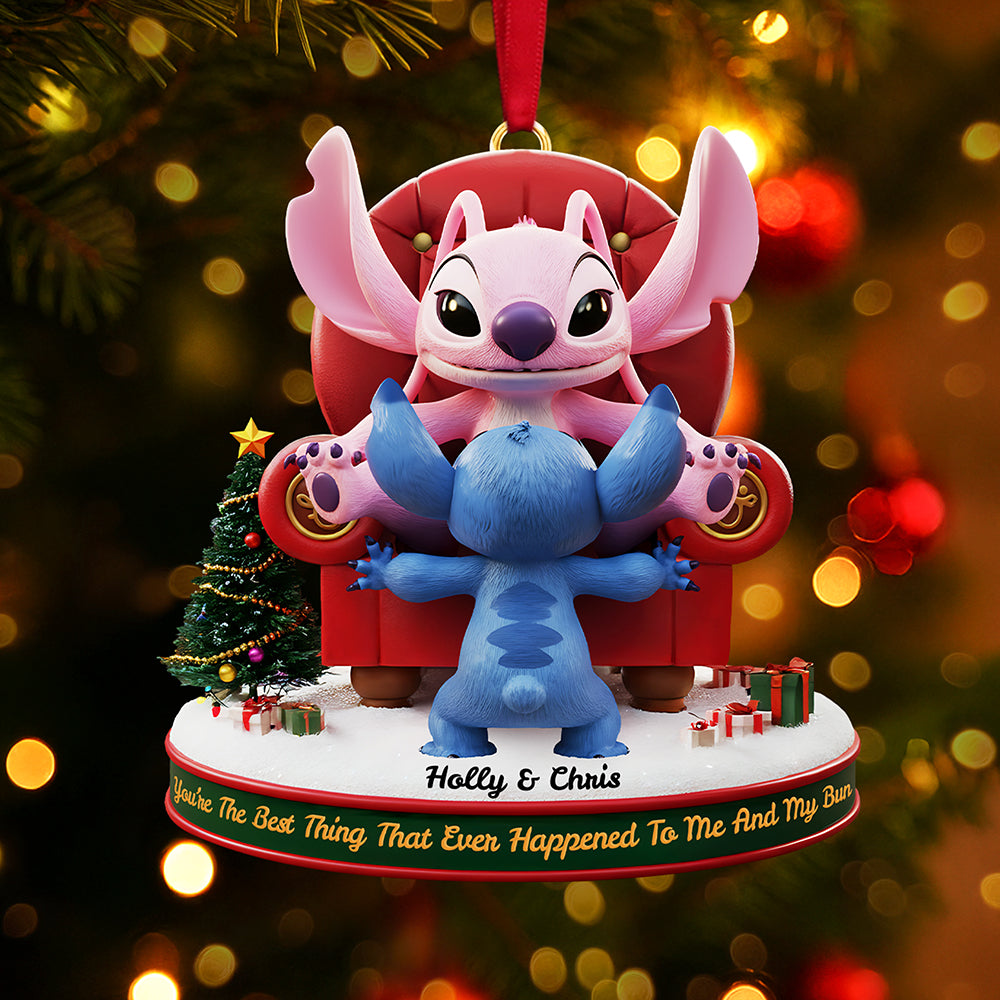 Personalized Gifts For Christmas, Funny Couple Acrylic Ornament 05ohta220925-Homacus