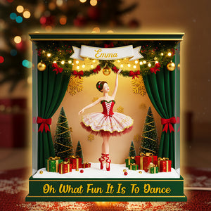 Ballet Christmas Light Box Personalized Dancer Gifts 03PGDT101125-Homacus