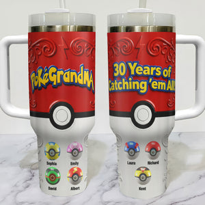 Family Catching 40oz Tumbler - Personalized Gifts For Family Members 01ohqn270226-Homacus