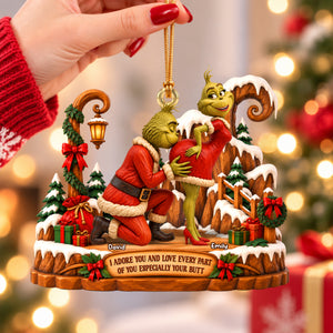 Furry Naughty Couples Acrylic Ornament - Personalized Christmas Gifts For Couples 05ohqn150926-Homacus