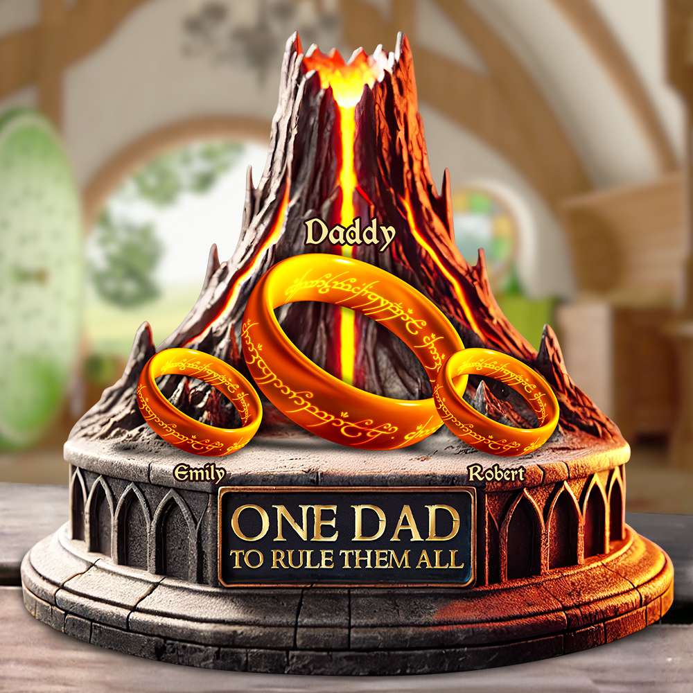 Personalized Gifts For Dad Acrylic Plaque Empire Dad 04HUDT140425-Homacus
