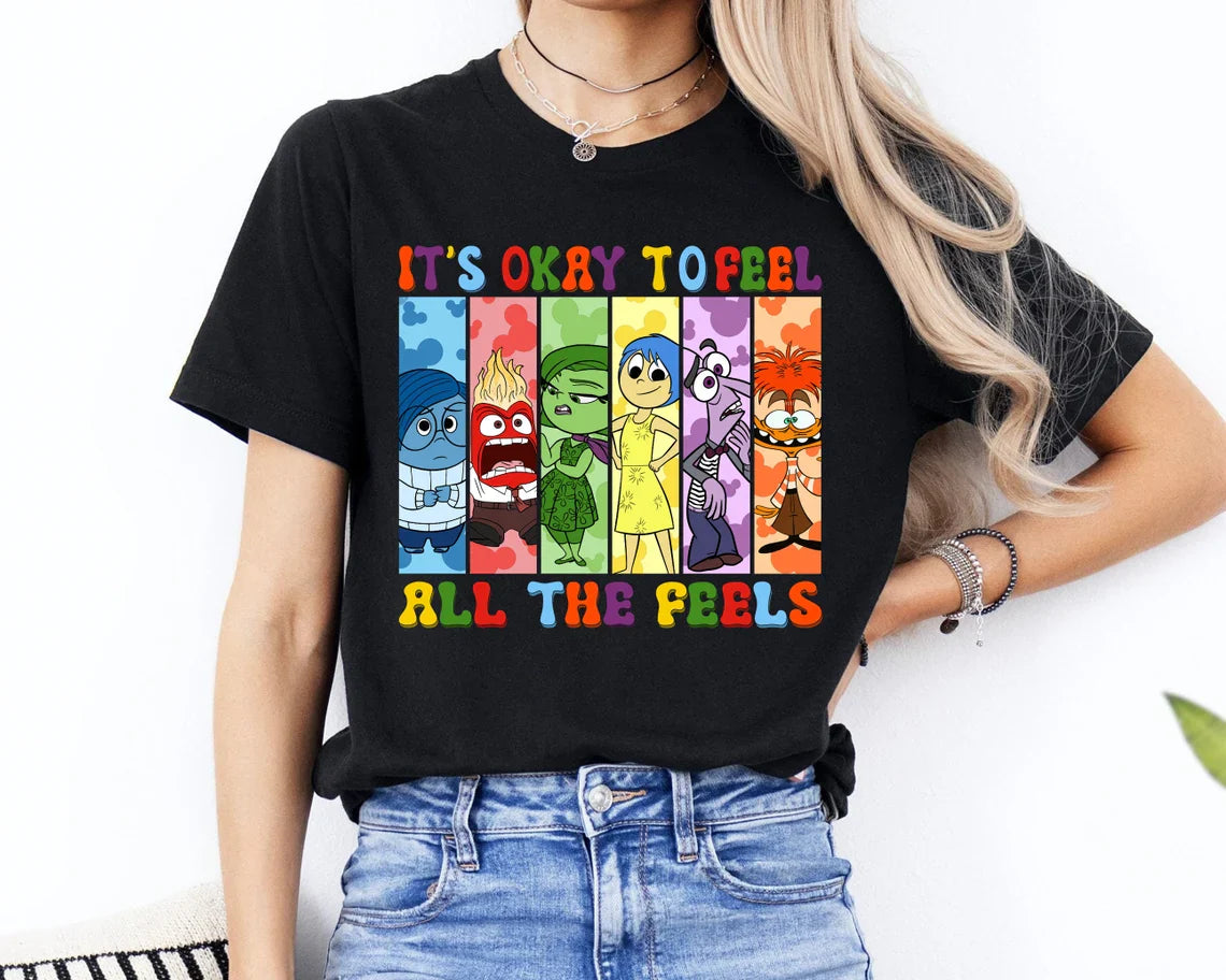 It's Okay To Feel All The Feels, Autism Awareness Shirt 20acxx050824-Homacus