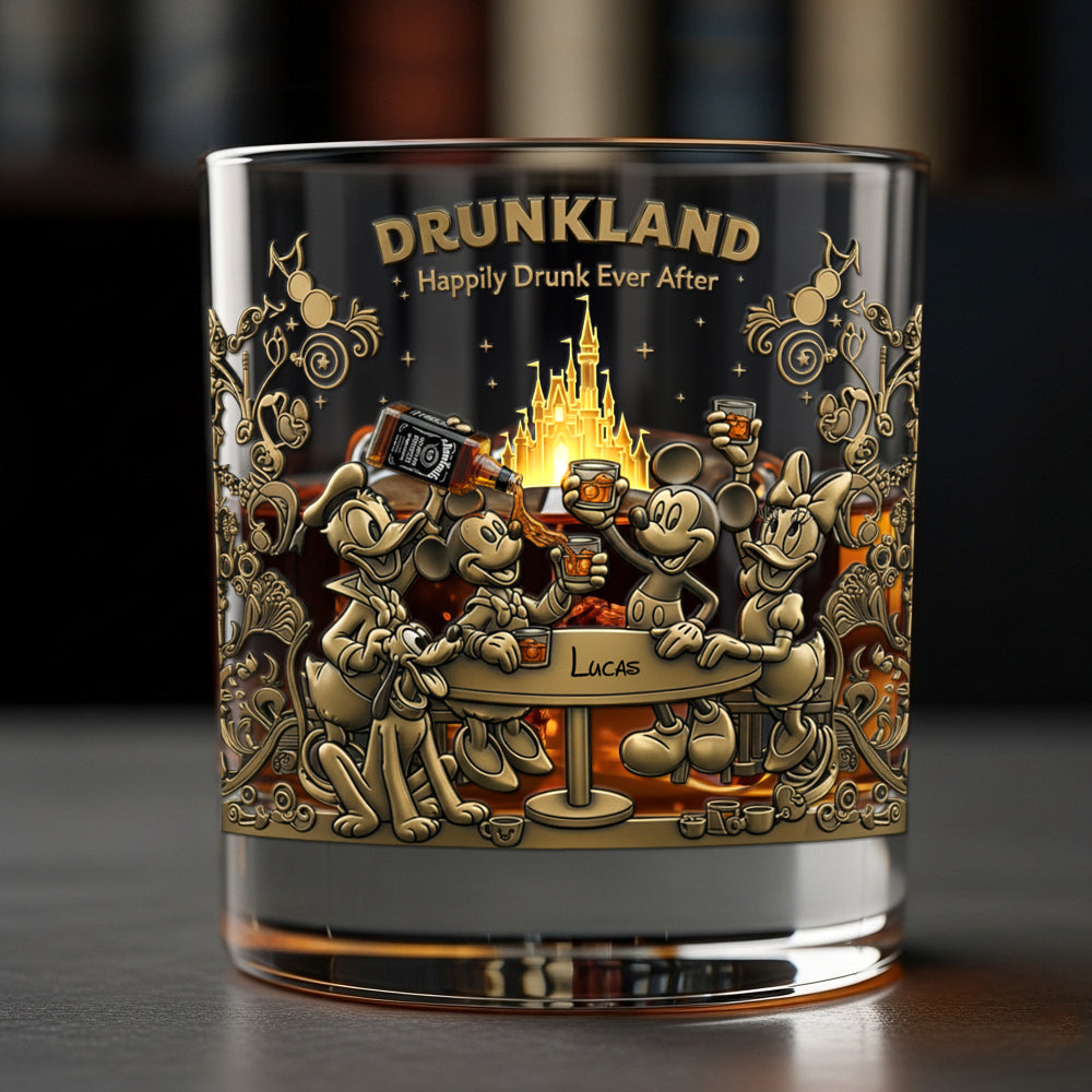 Drunkland Glass Mug - Personalized Gifts For Fans 02OHTN060925-Homacus