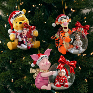 Custom Photo Baby Ornament - Personalized Gift For Baby Christmas Ornament 01PGLU01125-Homacus