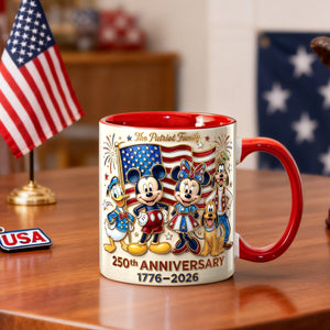 USA Anniversary Accent Mug - Personalized Gifts 03PALU030226-Homacus