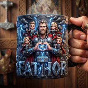 Power Dad Magic Mug - Personalized Gifts For Dad 04PATA200426-Homacus