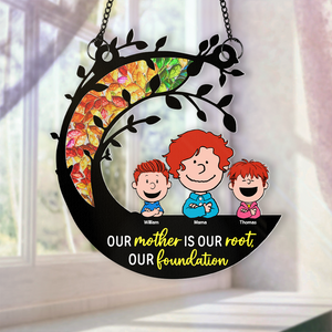 Personalized Gifts For Mom Window Hanging Suncatcher Ornament 01kapu150225-Homacus