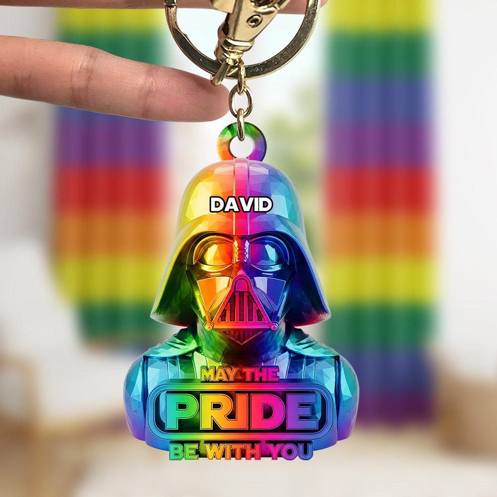 Galaxy LGBT Keychain - Personalized Gifts For LGBT 02natn300525-Homacus