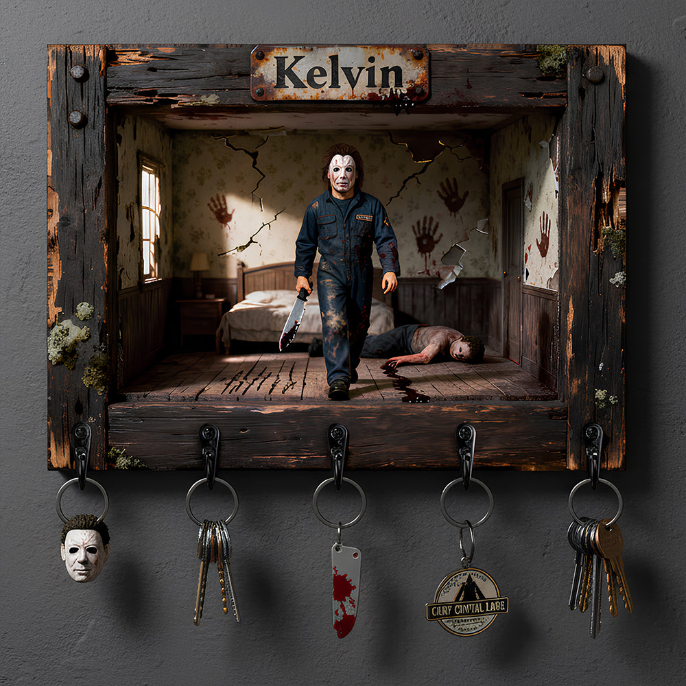 Dark Horror Key Hanger - Personalized Gifts For Horror Lovers 01KIDT130126-Homacus