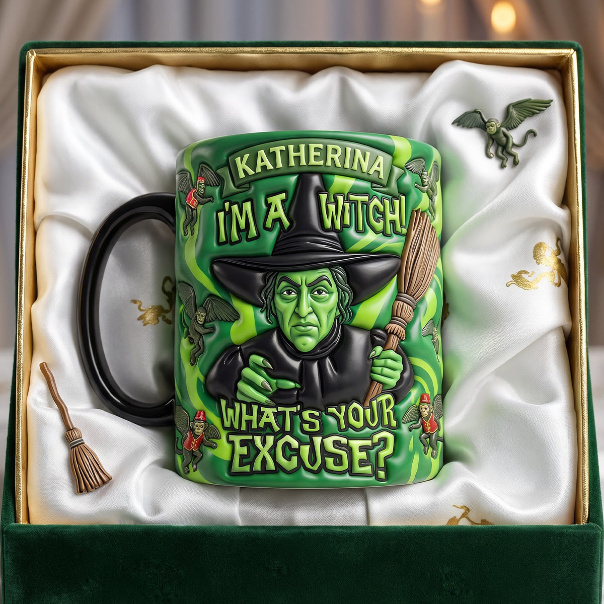 Magical Green Character Magic Mug - Personalized Gifts 02hudh100926-Homacus