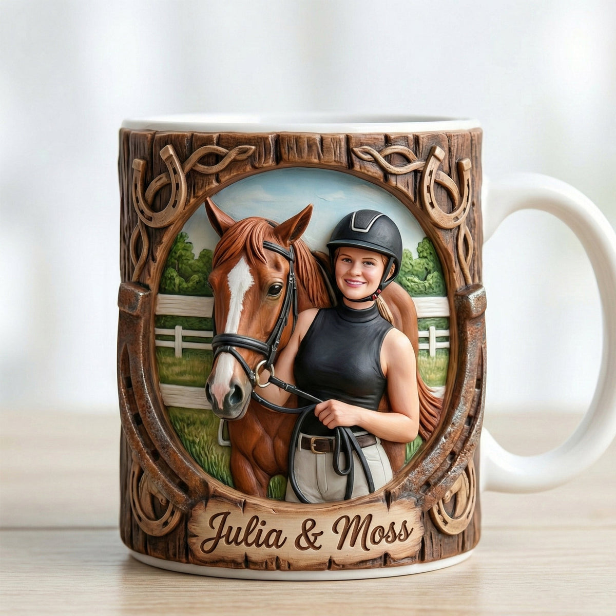 Custom Photo Gifts For Horse Lovers Coffee Mug 02hutn170126-Homacus