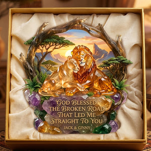 Romantic Soulmate Acrylic Plaque - Personalized Gifts For Couple 01TYDH290526-Homacus